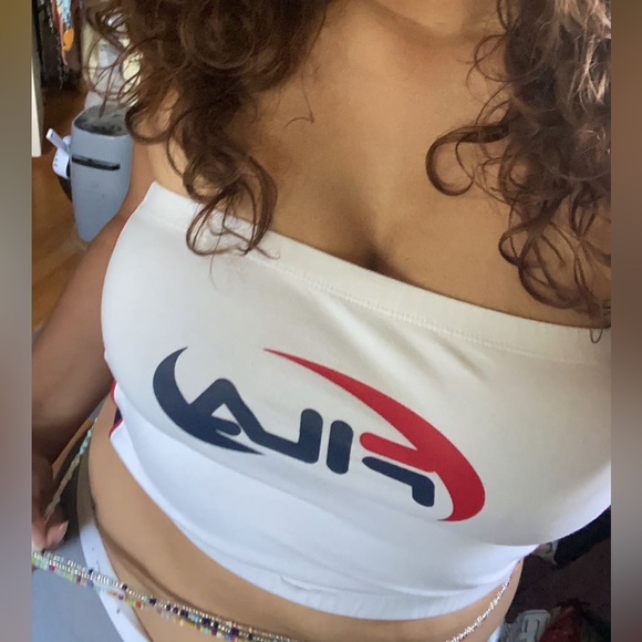 Fila Athletics Crop Bandeau Top NWT - Picture 1 of 3